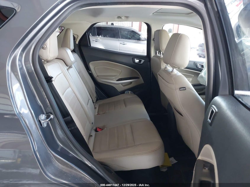 VIN MAJ6S3KL8KC281887 2019 FORD ECOSPORT TITANIUM