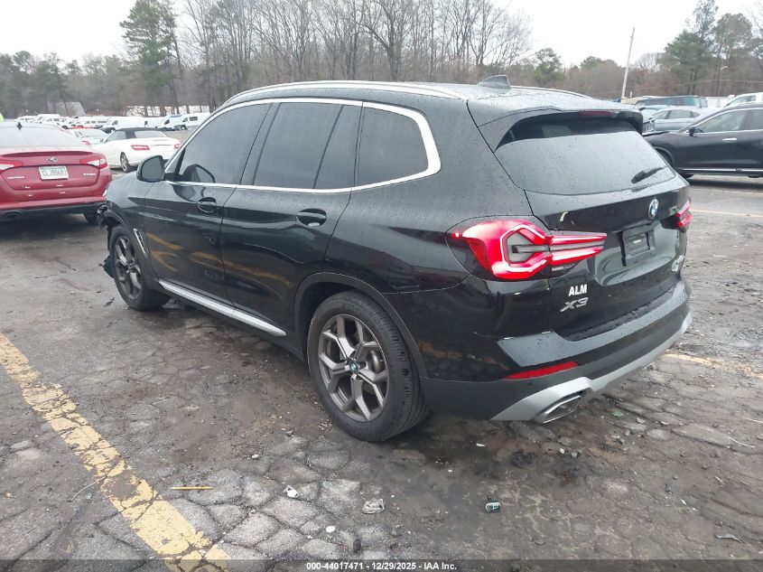 2022 BMW X3 xDrive30I