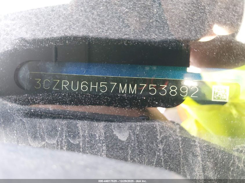 2021 Honda Hr-V Awd Ex VIN: 3CZRU6H57MM753892 Lot: 44017529