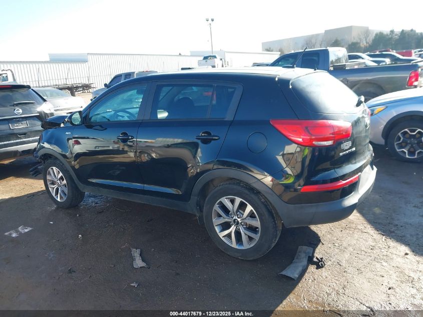 2015 Kia Sportage Lx VIN: KNDPBCAC8F7758252 Lot: 44017679