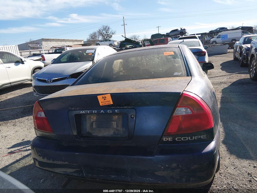 2001 Mitsubishi Mirage De VIN: JA3AY11AX1U002938 Lot: 44017707