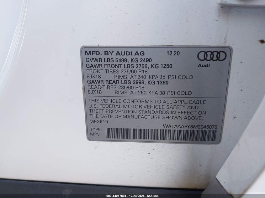 2021 Audi Q5 - вигляд 9