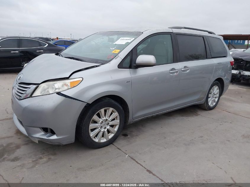 2016 Toyota Sienna Le 7 Passenger