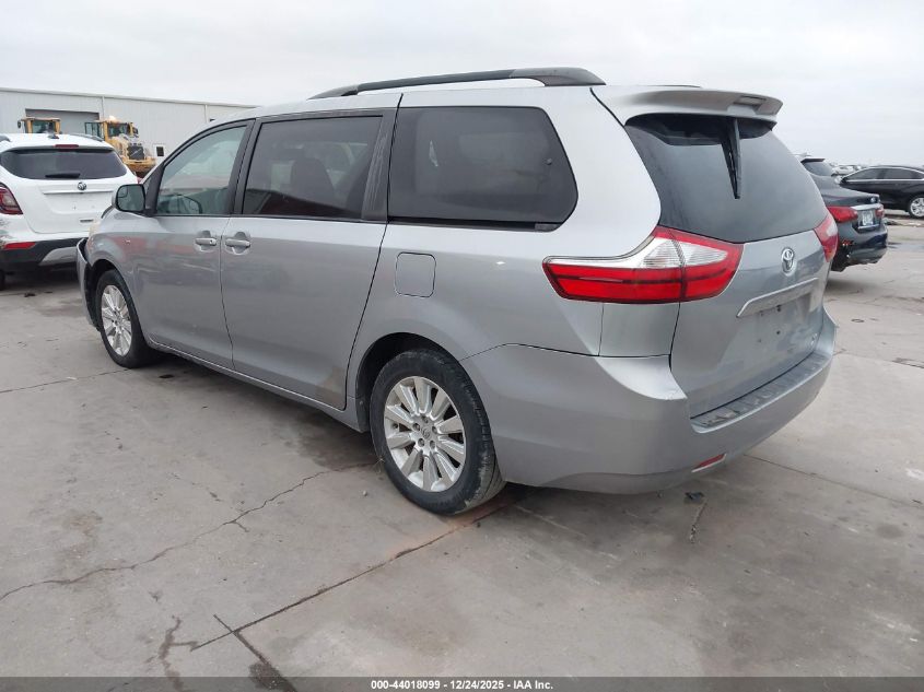 2016 Toyota Sienna Le 7 Passenger