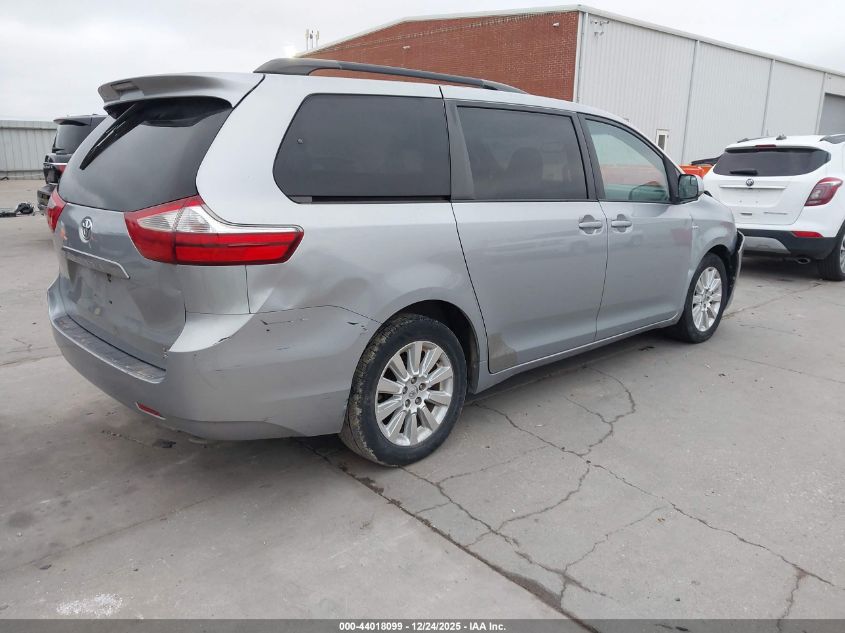 2016 Toyota Sienna Le 7 Passenger