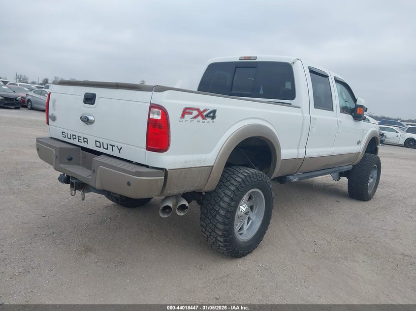 Vin: 1ft7w2bt2dea96917, lot: 44514211, ford f-250 king ranch 20134