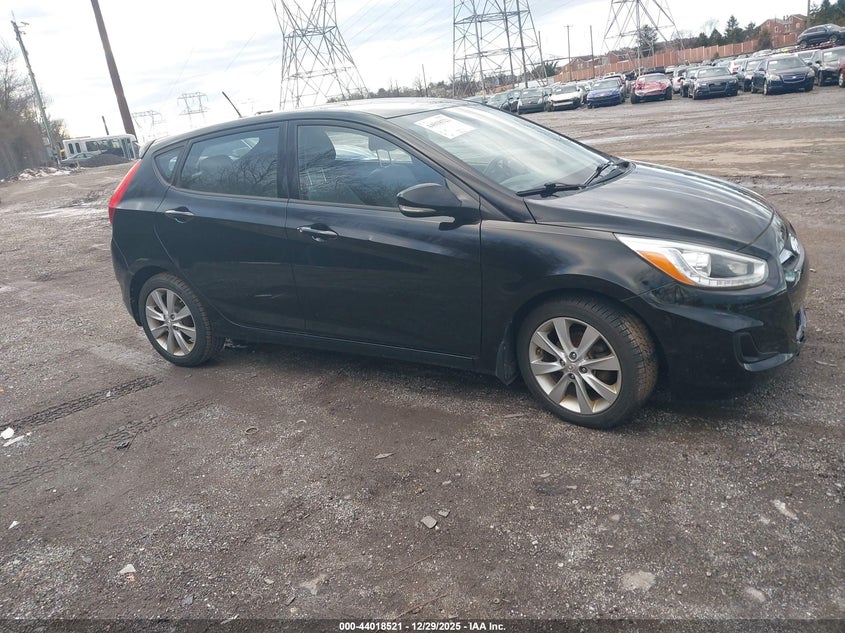 KMHCU5AE5EU169841 2014 Hyundai Accent Se auction photo 1
