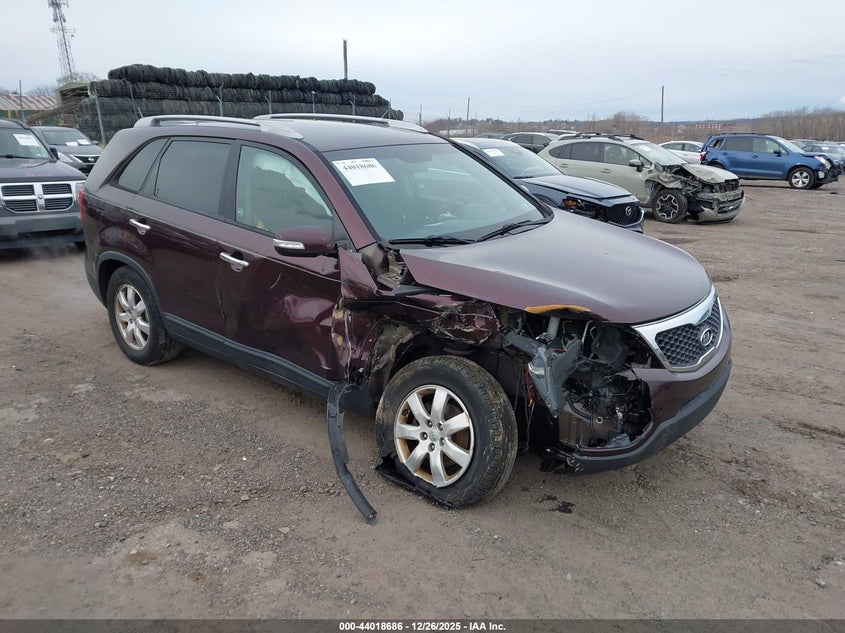 5XYKT4A28CG276013 2012 Kia Sorento Lx V6 auction photo 1