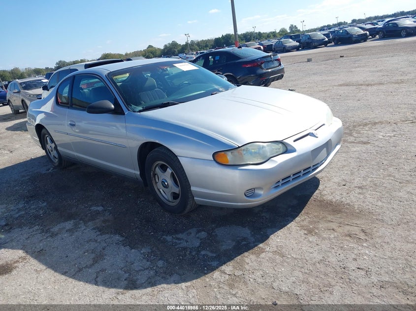 2G1WW12E539414806 2003 Chevrolet Monte Carlo Ls auction photo 1