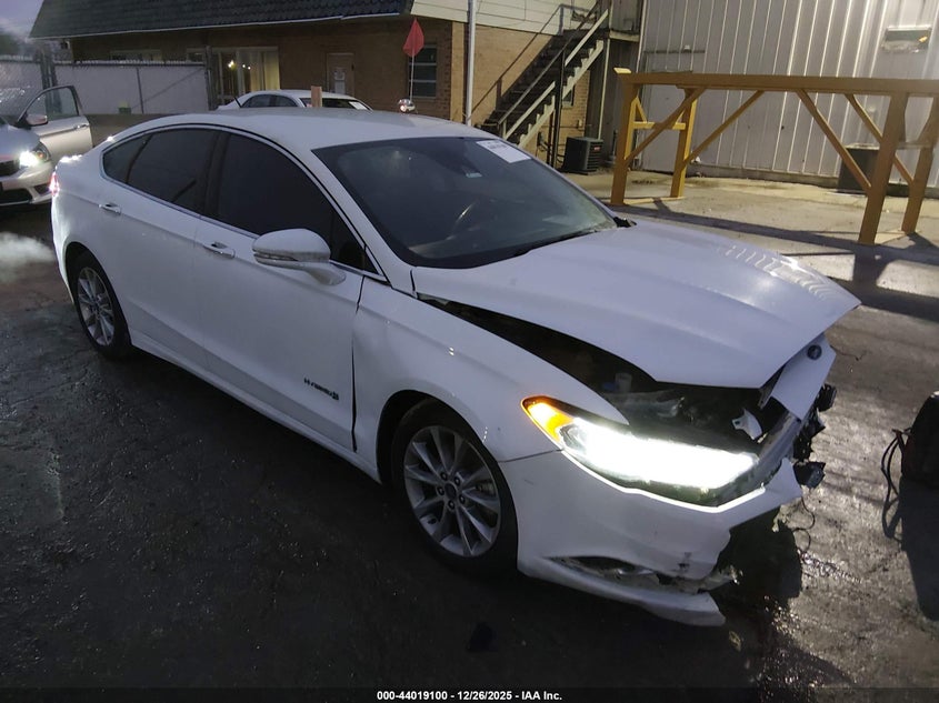 3FA6P0LUXHR409063 2017 Ford Fusion Hybrid Se auction photo 1
