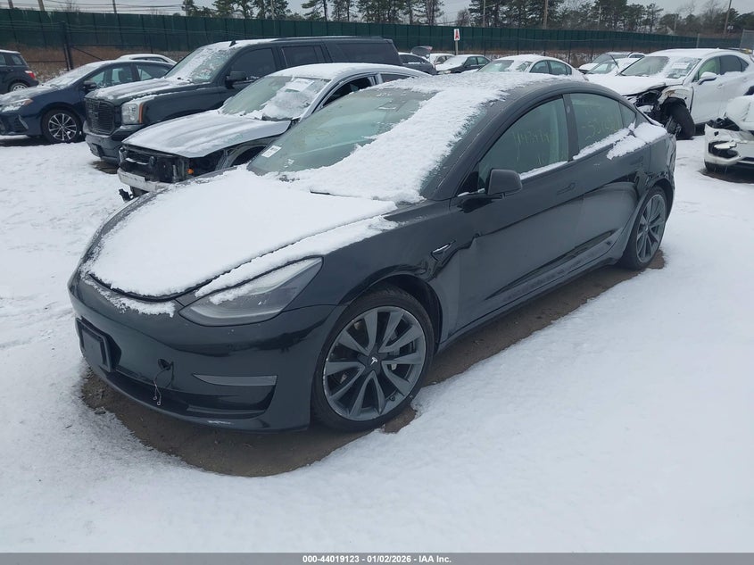 Vin: 5yj3e1ea1mf093964, lot: 44514887, tesla model 3 standard range plus rear-wheel drive 20212