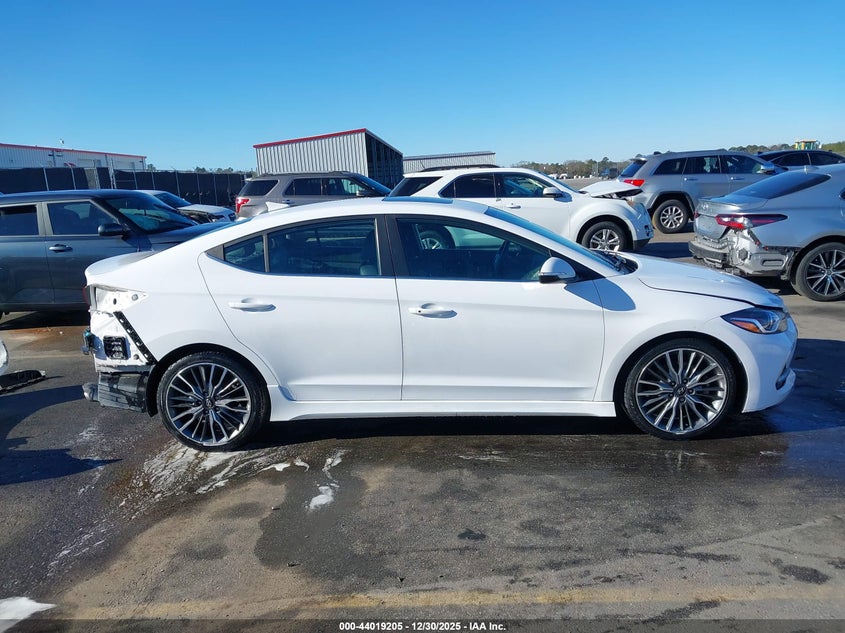 VIN KMHD04LB3JU678480 2018 HYUNDAI ELANTRA SPORT