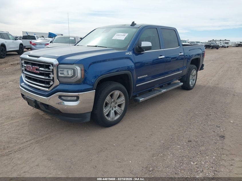 Vin: 3gtu2nec4gg281785, lot: 44515252, gmc sierra 1500 slt 20162