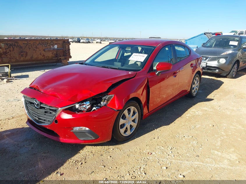 2015 Mazda 3, Front End, IAAI, VIN 3MZBM1U75FM231148 — photo 2