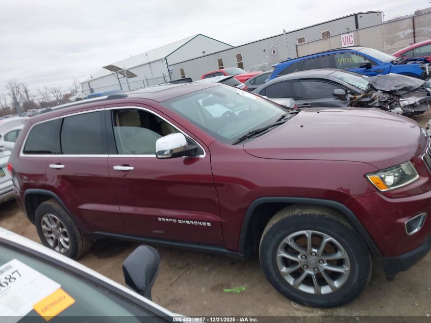 2016 Jeep Grand Cherokee Limited VIN: 1C4RJFBG4GC312378 Lot: 44019957