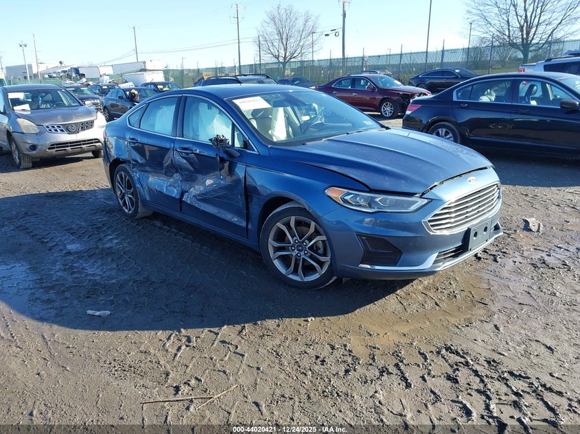 3FA6P0CD6KR224452 2019 Ford Fusion Sel auction photo 1