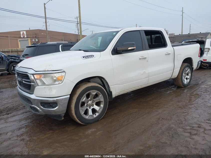 Vin: 1c6srfft4kn622021, lot: 44516368, ram 1500 big horn/lone star  4x4 5'7 box 20192