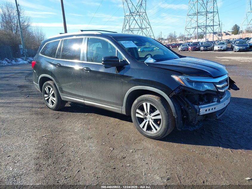 5FNYF6H68HB025996 2017 Honda Pilot Ex-L auction photo 1