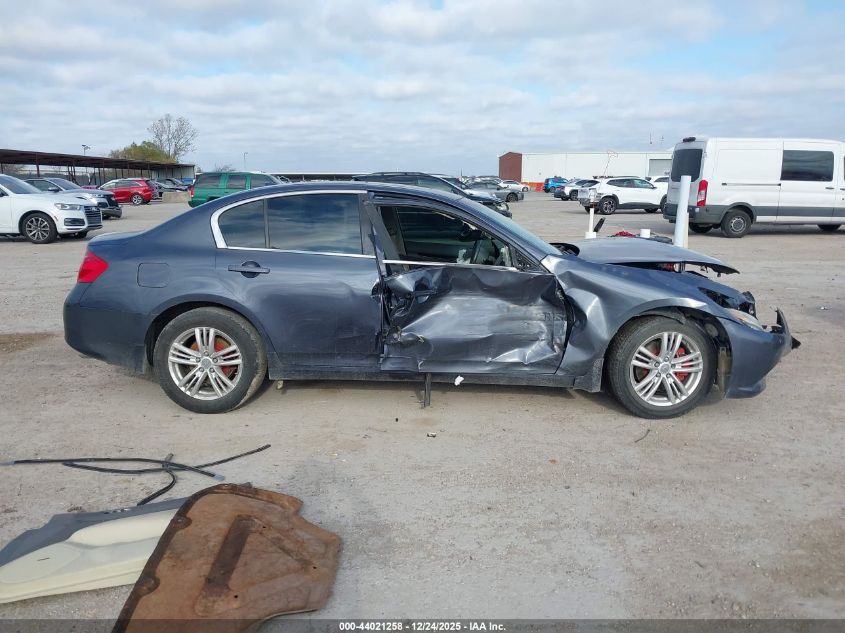 2013 Infiniti G37X VIN: JN1CV6AR0DM352849 Lot: 44021258