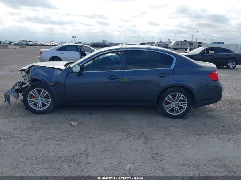 2013 Infiniti G37X VIN: JN1CV6AR0DM352849 Lot: 44021258