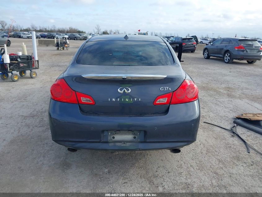 2013 Infiniti G37X VIN: JN1CV6AR0DM352849 Lot: 44021258