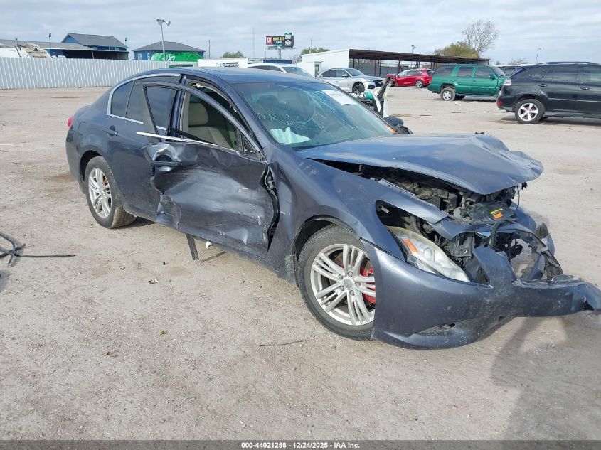 2013 Infiniti G37X VIN: JN1CV6AR0DM352849 Lot: 44021258