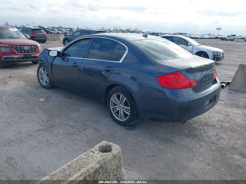 2013 Infiniti G37X VIN: JN1CV6AR0DM352849 Lot: 44021258