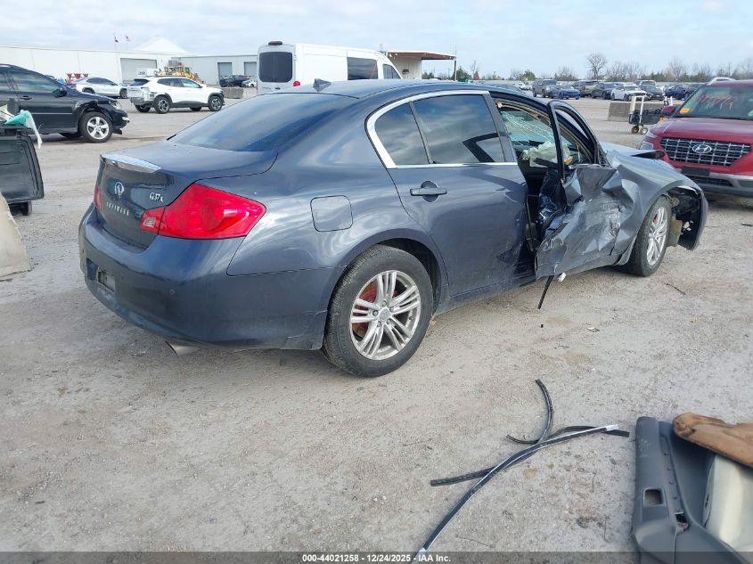 2013 Infiniti G37X VIN: JN1CV6AR0DM352849 Lot: 44021258