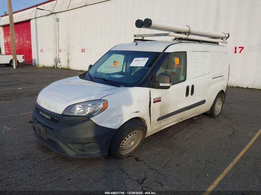 Vin: zfbhrfab8m6t97572, lot: 44517509, ram promaster city tradesman 20212