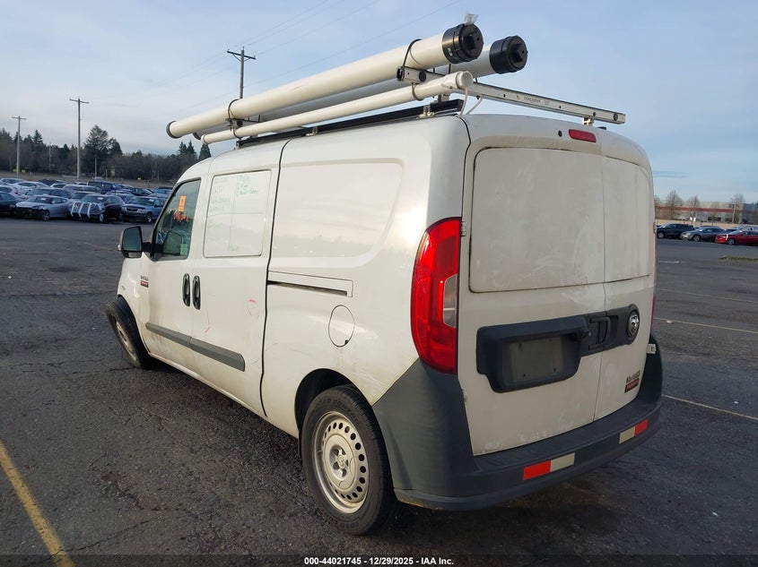 Vin: zfbhrfab8m6t97572, lot: 44517509, ram promaster city tradesman 20213