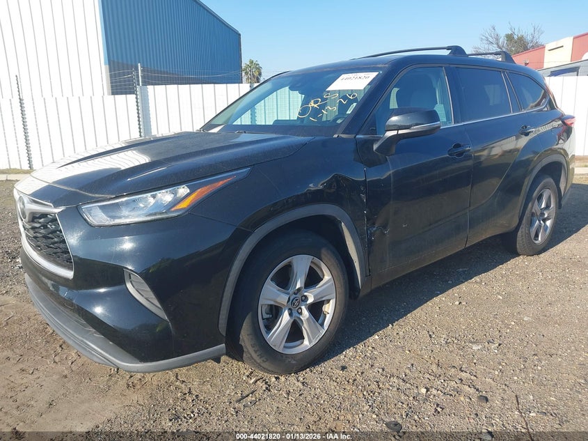 Vin: 5tdczrah3ls500666, lot: 44517584, toyota highlander l 20202