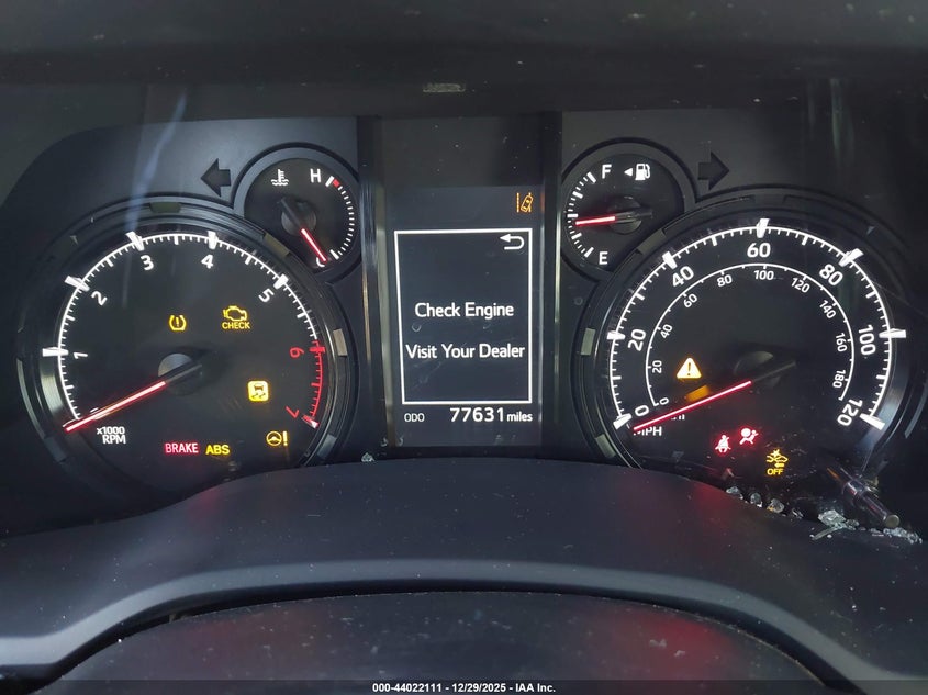 VIN JTENU5JR2N6007309 2022 TOYOTA 4RUNNER SR5 PREMIUM