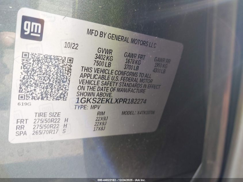 2023 GMC Yukon - 1GKS2EKLXPR182274