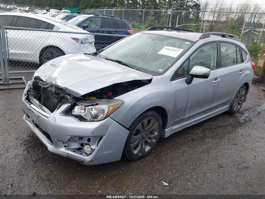 2015 Subaru Impreza 2.0I Sport Limited