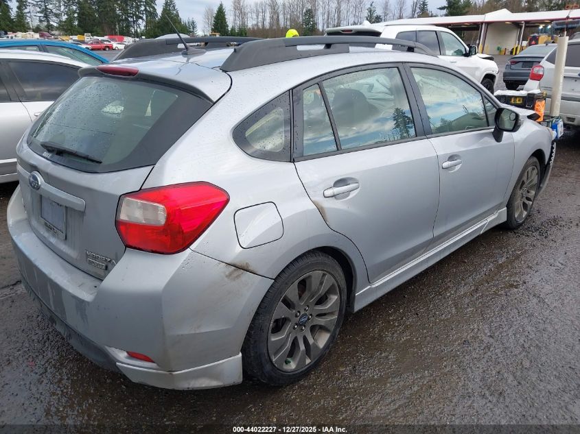 2015 Subaru Impreza 2.0I Sport Limited