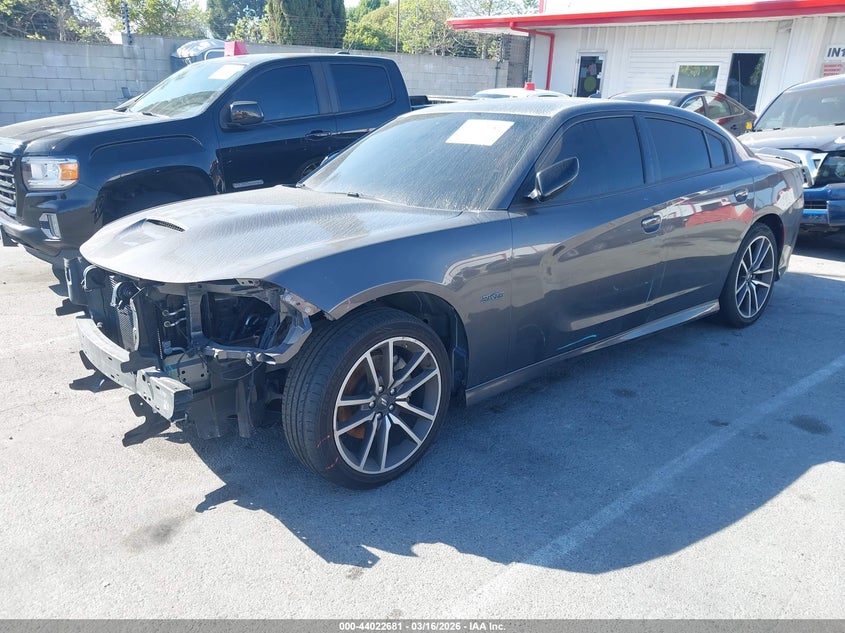 Vin: 2c3cdxct7ph565887, lot: 44518445, dodge charger r/t 20232
