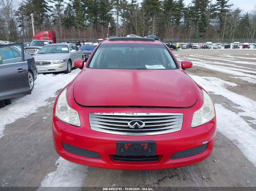 2007 Infiniti G35X VIN: JNKBV61F57M819300 Lot: 44022753