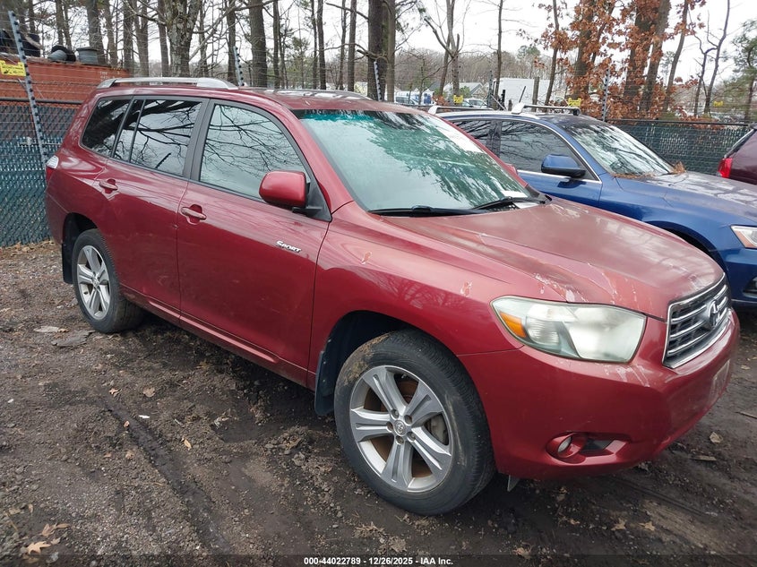 JTEDS43A382014185 2008 Toyota Highlander Sport auction photo 1