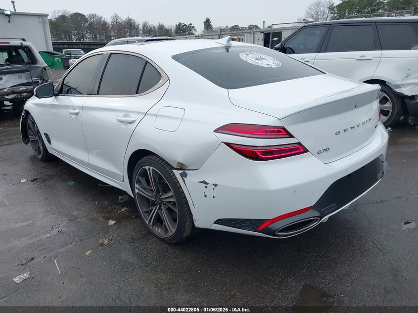 2025 Genesis G70 3.3T Rwd Sport Advanced