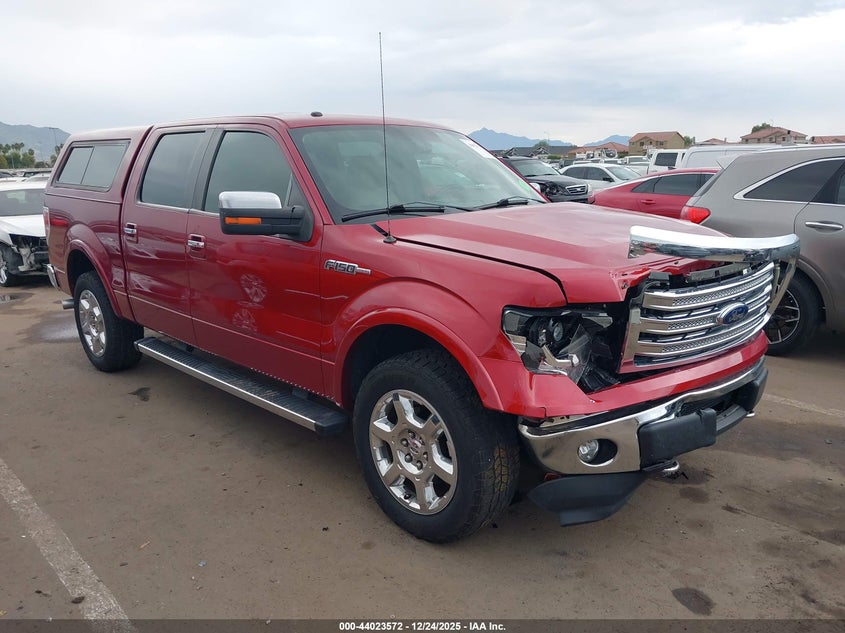 1FTFW1EF3EFB47705 2014 Ford F-150 Lariat auction photo 1