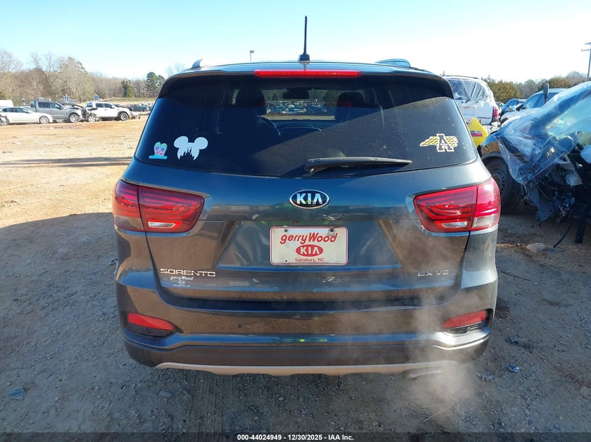 VIN 5XYPH4A50LG706263 2020 KIA SORENTO 3.3L EX