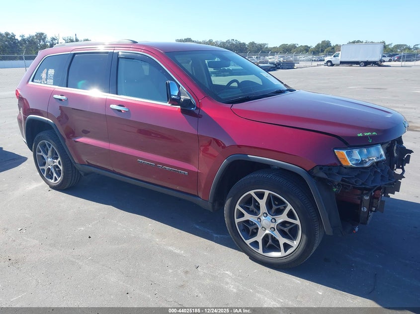 1C4RJEBG8KC598299 2019 Jeep Grand Cherokee Limited 4X2 auction photo 1