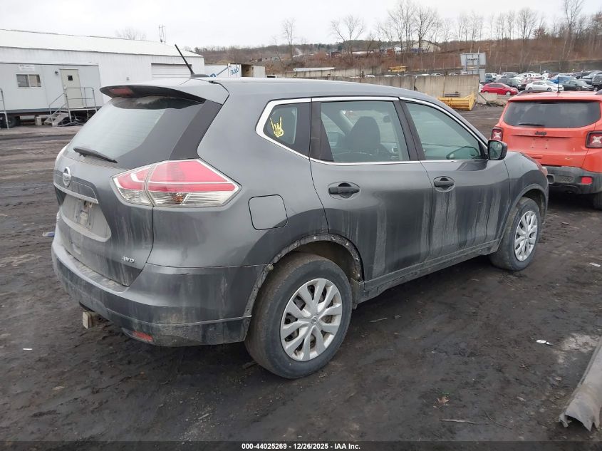 2016 Nissan Rogue S/Sl/Sv