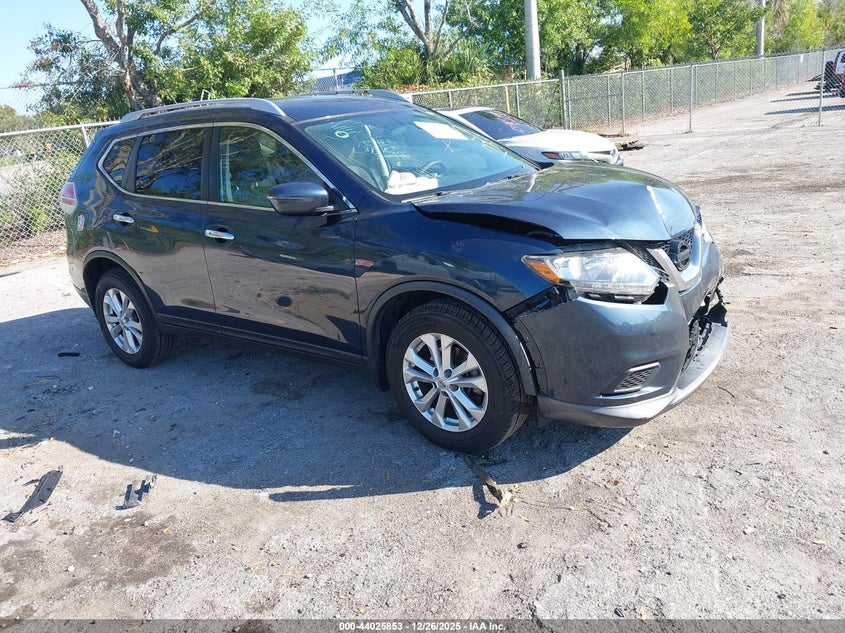 KNMAT2MT1GP721313 2016 Nissan Rogue Sv auction photo 1