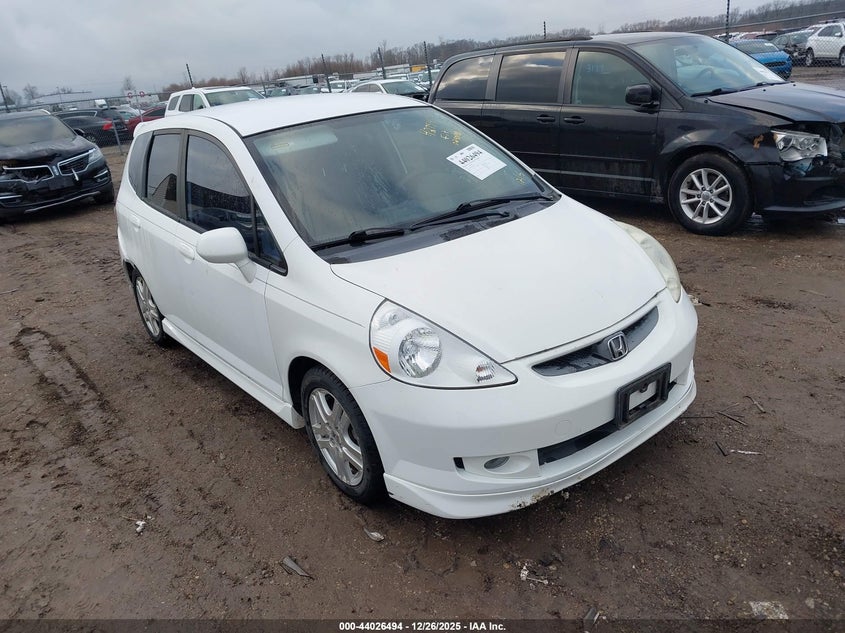 JHMGD38677S029098 2007 Honda Fit Sport auction photo 1