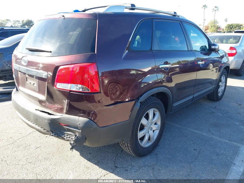 2012 KIA SORENTO SPORT UTILITY VEHICLE 3.5L V-6 DOHC, VVT, 276HP