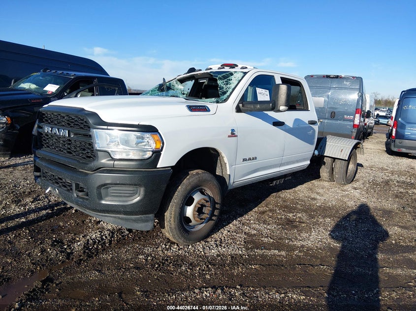 2022 Ram 3500 Ram Chassis Tradesman/Slt/Laramie/Limited white Lot 111044026744 Vin 3C7WRSCL0NG291722