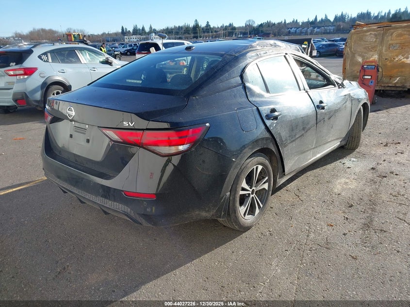 2022 Nissan Sentra Sv Xtronic Cvt