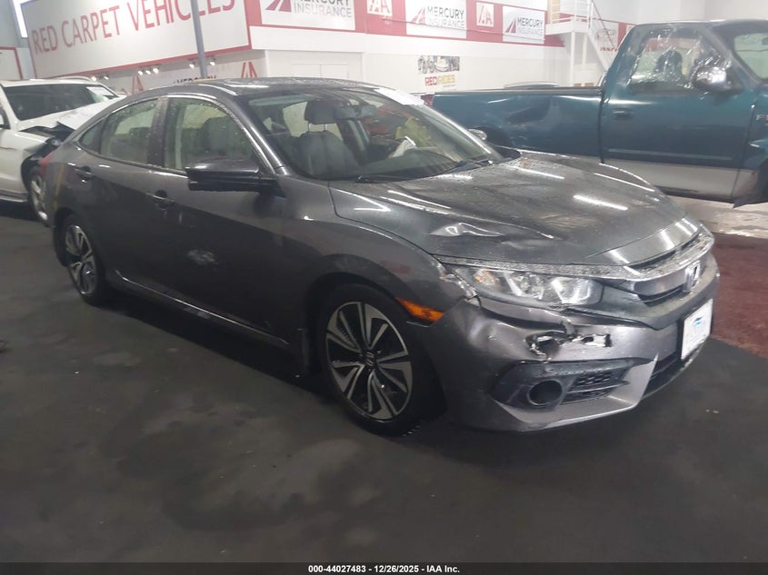 JHMFC1F77JX019048 2018 Honda Civic Ex-L auction photo 1