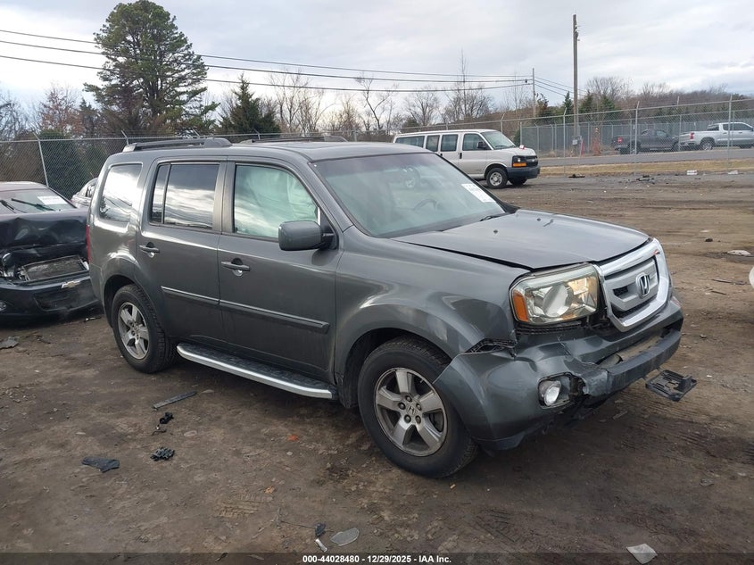 5FNYF48649B031753 2009 Honda Pilot Ex-L auction photo 1